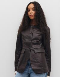 Pieces - Brun - Pcemma Ls Pu Blazer Wb