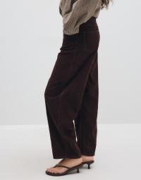 Pieces - Brun - Pcaia Mw Barrel Corduroy Pants Dnm
