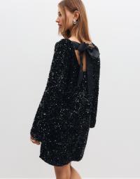 Pieces - Sort - Pckammy Ls Deep Back Bow Dress Jrs