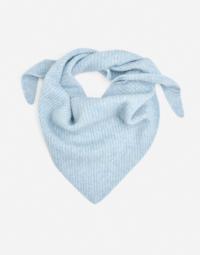 BECKSÖNDERGAARD - Blå - Alpaca-wool Triangle Scarf