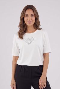 - Brandtex Kortærmet T-shirt - Råhvid - Similisten