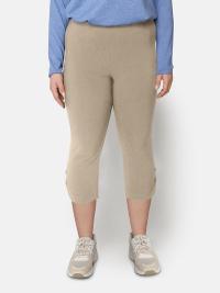 Ciso - Bengalin Bukser 3/4 - Knap Detalje - Beige