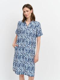 BRANDTEX - Kjole - Navy Mix - Mønstret