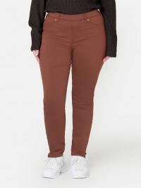 CISO - Sofia 7/8 Bukser - Brun - Curvy Slim Fit / Elastik i Taljen