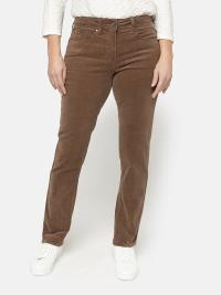 BRANDTEX - Madelaine Fløjlsbukser - Brun - Straight Fit