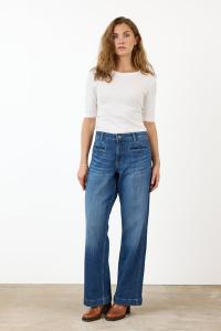 - B.Copenhagen Jeans - Blå - Vide Ben