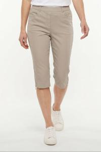 BRANDTEX - Capri Bukser - Sand- Lynlåsdetalje