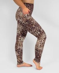 Aya Leopard Tight Fit Winter Leggings