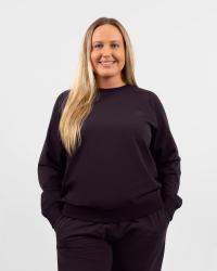 Donna Deep Plum Sweatshirt