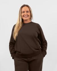 Donna Mocha Brown Sweatshirt