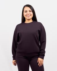 Emma Ultrasoft Deep Plum Sweatshirt