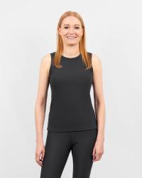 Iris Deep Grey Ribbed Tank Top