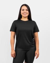 Lea Black Sports T-Shirt