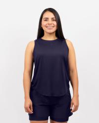 Lea Deep Blue Sports Top