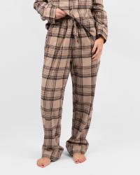 Selma Beige Flannel Pants