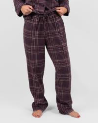 Selma Deep Plum Flannel Pants