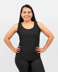 Vigga Fitted Black Top