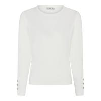 MICHA Efterårs Viscose Strik - Offwhite