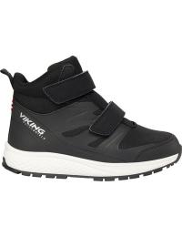 Viking Footwear Kids' Equip Mid Waterproof 2V Black