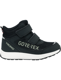 Viking Footwear Kid's Bouncy Mid GORE-TEX Black