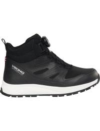 Viking Footwear Junior Equip Mid Waterproof Boa Black