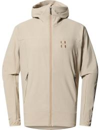 Haglöfs Men's Rosson Softshell Hood Chalk Beige