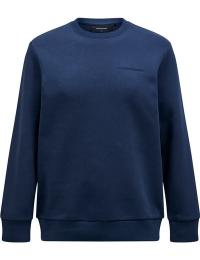 Peak Performance Men's Original Small Logo Crew Blue Shadow