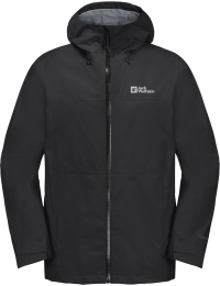 Jack Wolfskin Men's Highest Peak 3-Layer Jacket Black