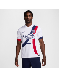 Paris Saint-Germain 2025/26 Stadium Away Nike Dri-FIT Replica-fodboldtrøje til mænd - hvid